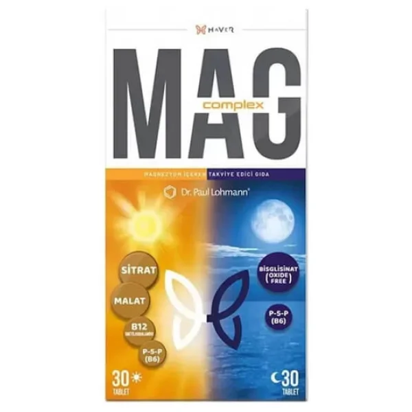 Haver Mag-Complex Day & Night 60 Tablet - Görsel 8
