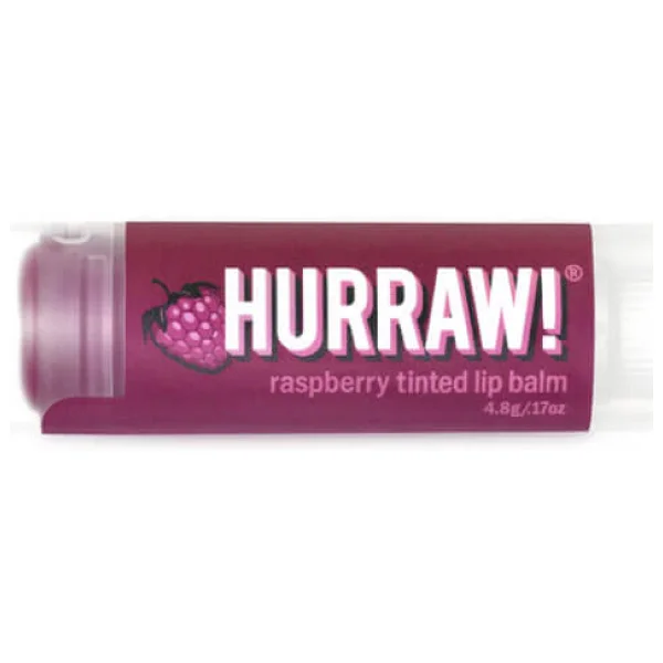 Hurraw Raspberry Tinted Lip Balm Ahududu 4,8 Gr Dudak Balmı - Görsel 8
