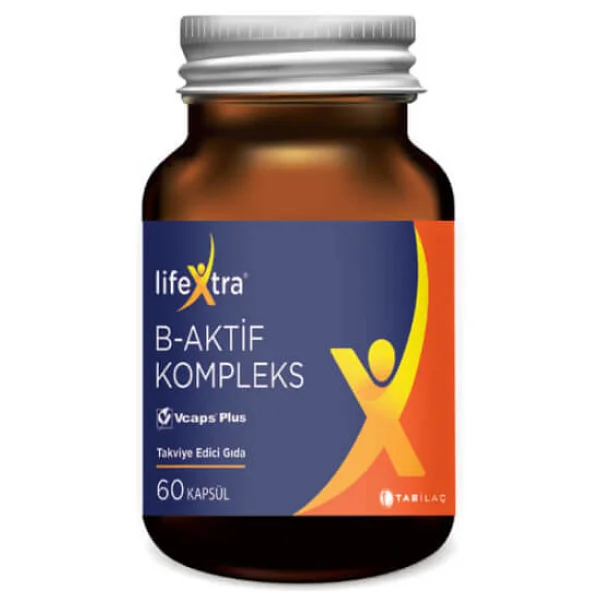 Lifextra B-Aktif Kompleks 60 Kapsül - Görsel 3