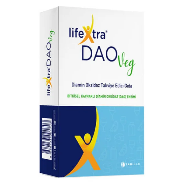 Lifextra Daoveg Diamin Oksidaz 30 Vegan Tablet - Görsel 7