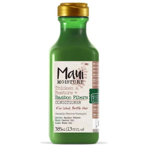 Maui Moisture Bamboo Fibers Kalınlaştırıcı Ve Onarıcı 385 Ml Saç Kremi - Görsel 7