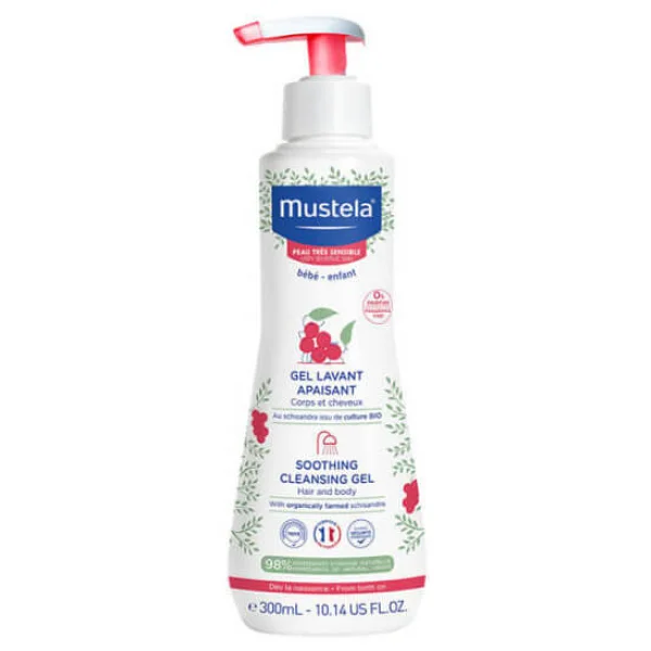 Mustela Soothing Cleansing Gel Çok Hassas Cilt Bebek Şampuanı 300 Ml - Görsel 6
