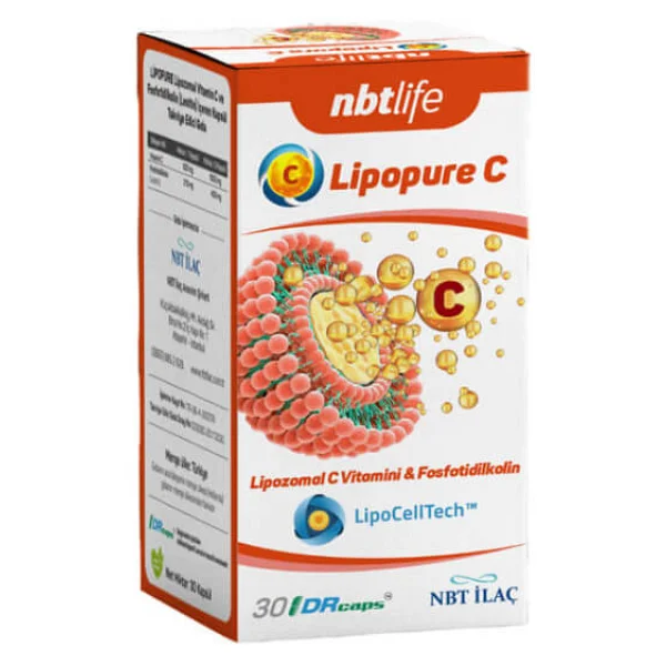 Nbt Life Lipopure C Vitamini 30 Kapsül - Görsel 3
