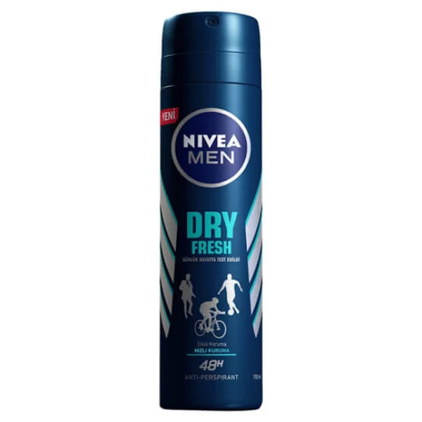 Nivea Men Dry Fresh 150 Ml Erkek Deodorant - Görsel 6