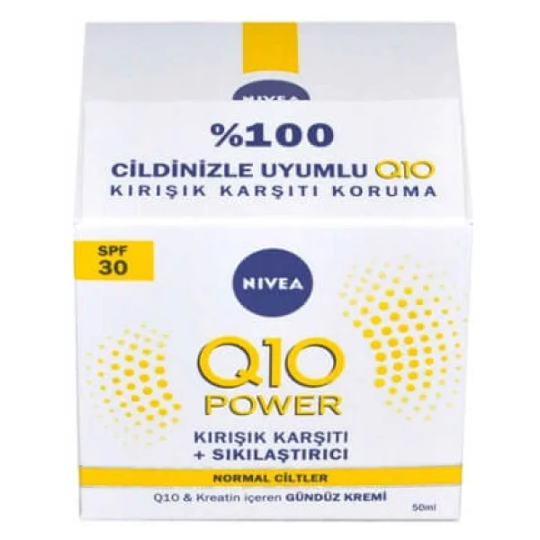 Nivea Q10 Power Kırışık Karşıtı 30 Faktör Yüksek Korumalı Gündüz Kremi 50 Ml - Görsel 6