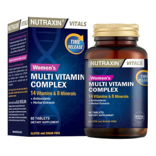 Nutraxin Women's Multivitamin Complex 60 Tablet - Görsel 10