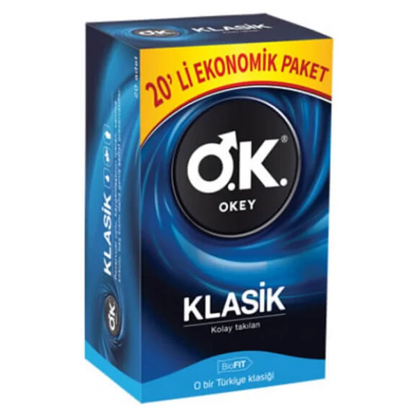 Okey Klasik 20'li Prezervatif - Görsel 5