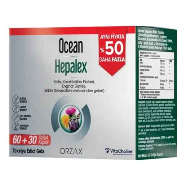 Ocean Hepalex 90 Kapsül - Görsel 2