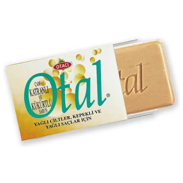 Otacı Doğal Doğal Çam Katranlı Ve Kükürtlü 80 Gr Sabun - Görsel 2