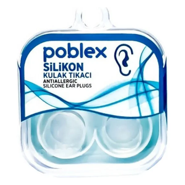 Poblex Silikon 2'li Kulak Tıkacı - Görsel 4