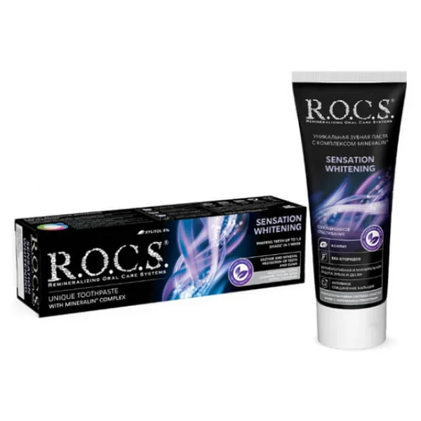 R.O.C.S. Sensation Whitening Beyazlatıcı 60 ml Florürsüz Diş Macunu - Görsel 5