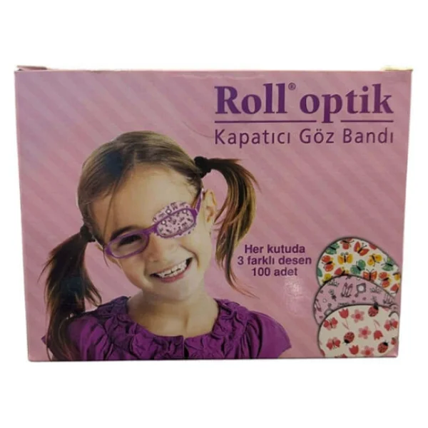 Roll Optik Kız Çocuk Göz Pedi 100'lü - Görsel 3