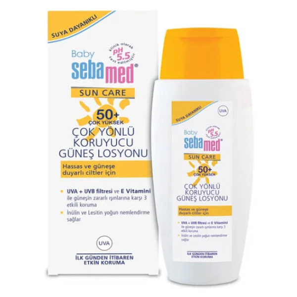 Sebamed Sun Care Çok Yönlü Koruyucu 150 Ml 50 Faktör Bebek Güneş Losyonu - Görsel 5