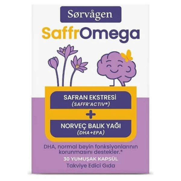 Sorvagen Saffromega 30 Yumuşak Kapsül - Görsel 5