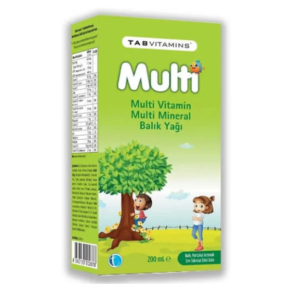 Tabvitamins Multi Balık Yağı 200 Ml Şurup - Görsel 8