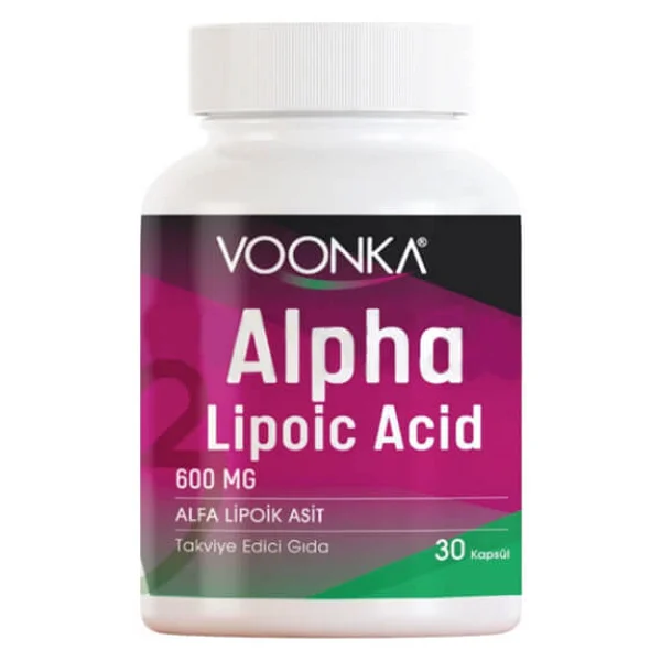 Voonka Alpha Lipoic Acid 600 Mg 30 Kapsül - Görsel 9
