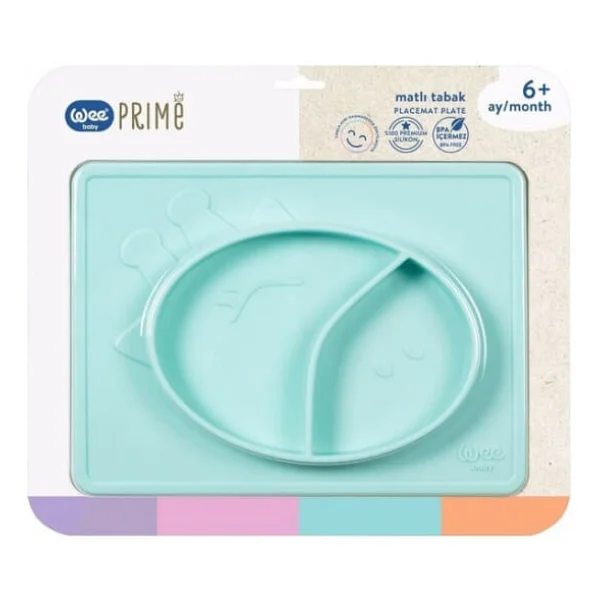 Wee Baby 925 Prime Silikon Matlı Tabak - Görsel 6