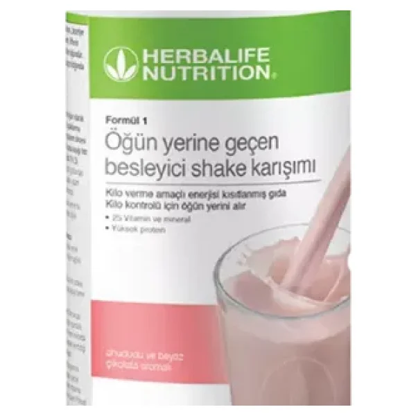 Herbalife Formül 1 Ahududu Ve Beyaz Çikolata Aromalı Besleyici Shake Karışımı 550 Gr - Görsel 5