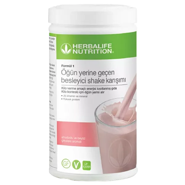 Herbalife Formül 1 Ahududu Ve Beyaz Çikolata Aromalı Besleyici Shake Karışımı 550 Gr - Görsel 4