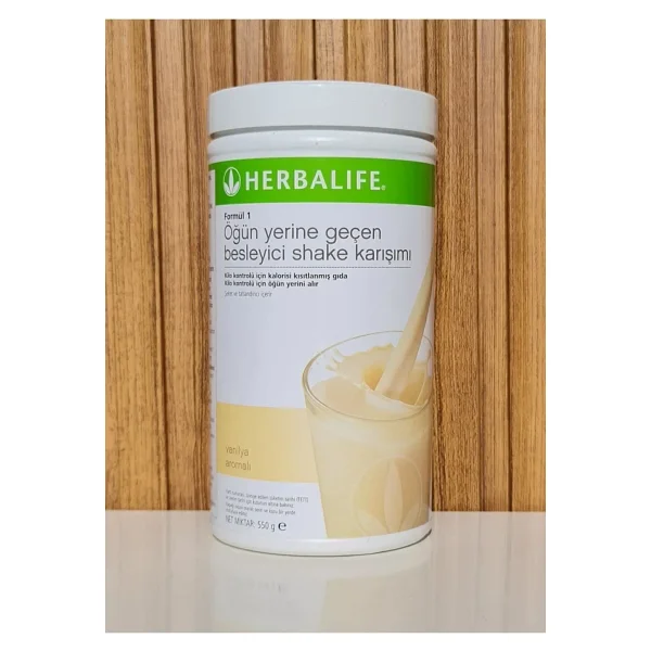 Herbalife Formül 1 Öğün Yerine Geçen Besleyici Vanilya Aromalı Shake Karışımı 550 Gr - Görsel 5