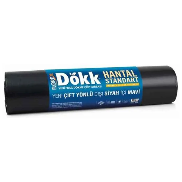 Florex Dökk Hantal Standart Boy Çöp Poşeti 10'lu 10 Adet - Görsel 4