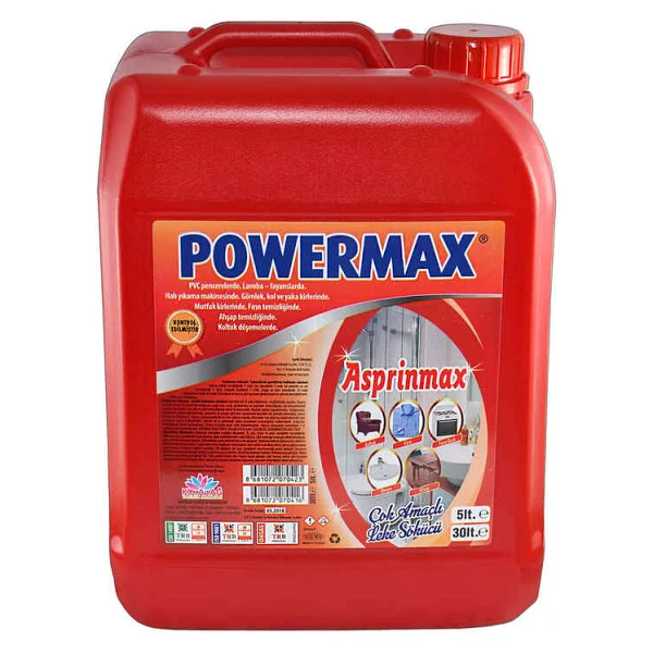 Powermax Asprinmax 5 lt Çok Amaçlı Leke Sökücü - Görsel 2