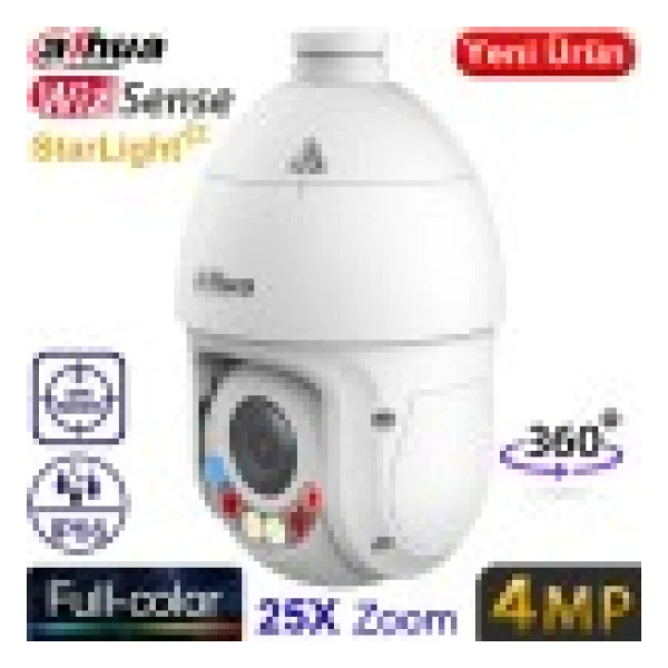 Dahua Sd4e425gb-Hnr-A-Pv1 Speed Dome 4 Mp 360 Derece Gece Görüşlü Ip Güvenlik Kamerası - Görsel 7