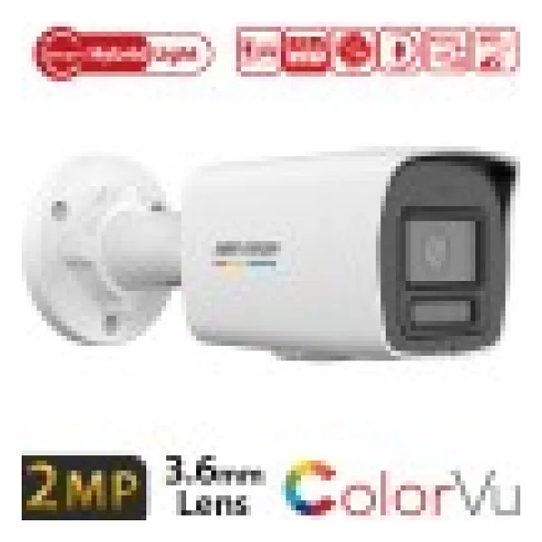 Hikvision Ds-2cd1027g2h-Lıuf Bullet 2 Mp 4mm Lens Ip Güvenlik Kamerası - Görsel 2
