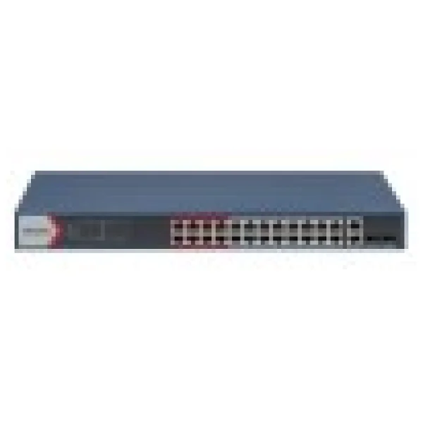 Hikvision Ds-3e1326p-Eı(B) 24 Port 10/100/1000 Mbps Gigabit Poe Switch - Görsel 2