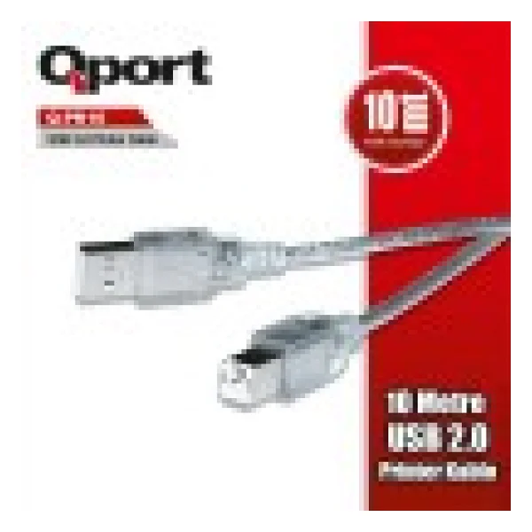 Qport Q-Pr10 10 M USB 2.0 Yazıcı Kablosu - Görsel 2
