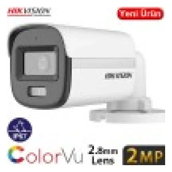Hikvision Ds-2ce10df0t-Pf Bullet Full HD 2 Mp 3.6mm Lens Güvenlik Kamerası - Görsel 2
