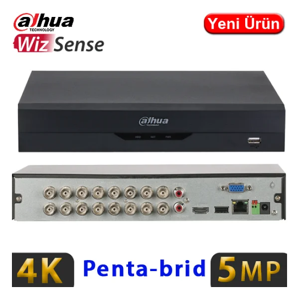 Dahua Xvr5116hs-5m-I3 4K 16 Kanal Xvr Kayıt Cihazı - Görsel 8