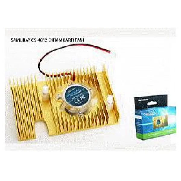 Samuray Cs-4012 Lüks Kutulu Ekran Kartı Fanı - Görsel 2