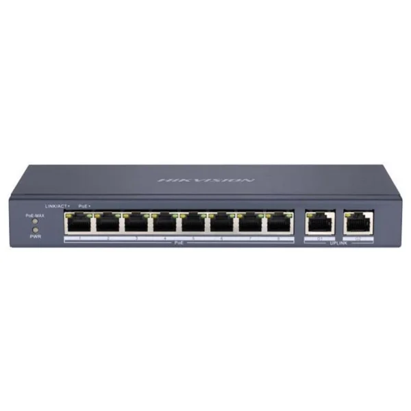 Hikvision DS-3E0310P-E-M 8 Port 10/100 Mbps PoE Switch