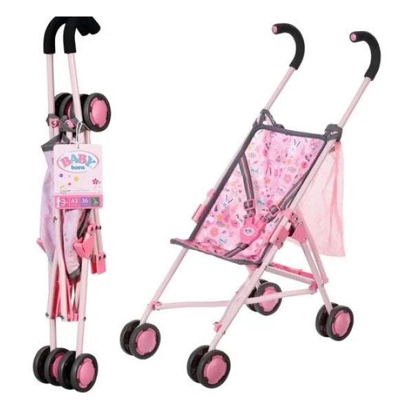 Baby Born Çantalı Bebek Arabası 832547 - Görsel 5