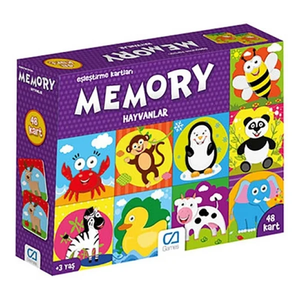 Ca Games Memory Hayvanlar 48 Kart - Görsel 5