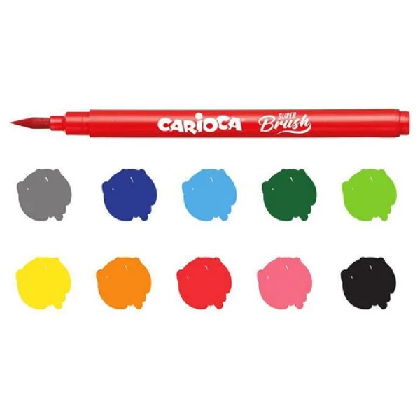 Carioca Süper Brush 20'li Keçeli Kalem Seti - Görsel 2