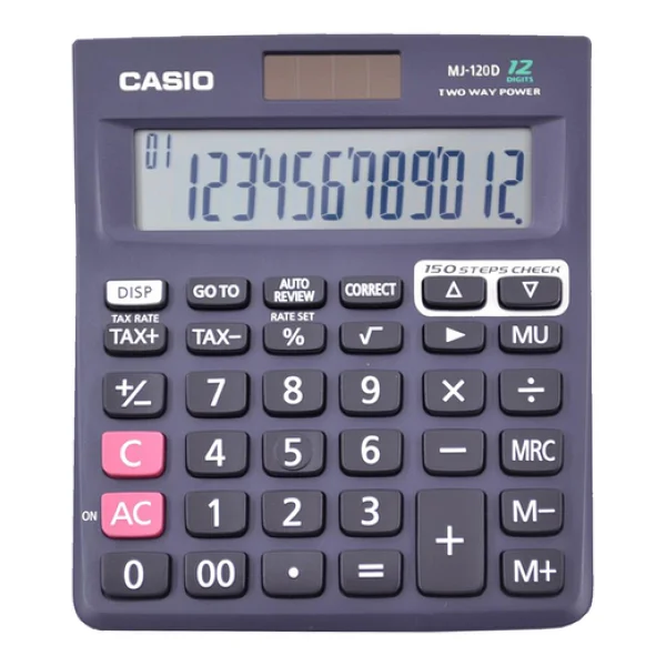 Casio Mj-120d 12 Haneli Masaüstü Hesap Makinesi - Görsel 5