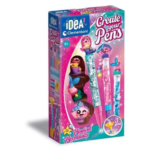 Clementoni Idea Denizkızları Kalem Tasarım Seti 18131 - Görsel 4