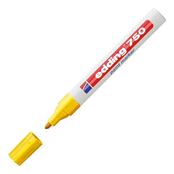Edding 750 Boya Dekor Sarı Marker Kalemi - Görsel 8