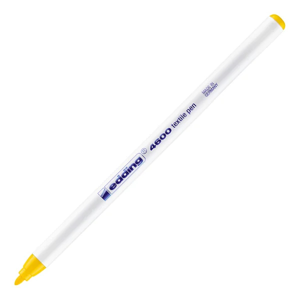 Edding E-4600 Tekstil Kalemi Sarı - Görsel 3