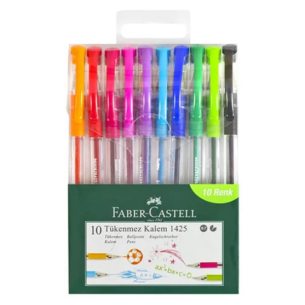Faber-Castell 1425 10 Renk İğne Uçlu Tükenmez Kalem - Görsel 7