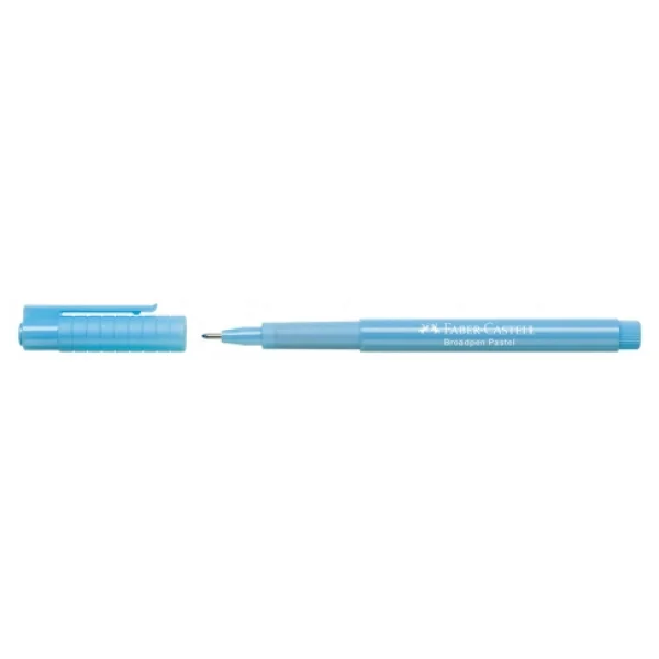 Faber-Castell 1554 Broadpen Açık Mavi Keçeli Kalem - Görsel 8