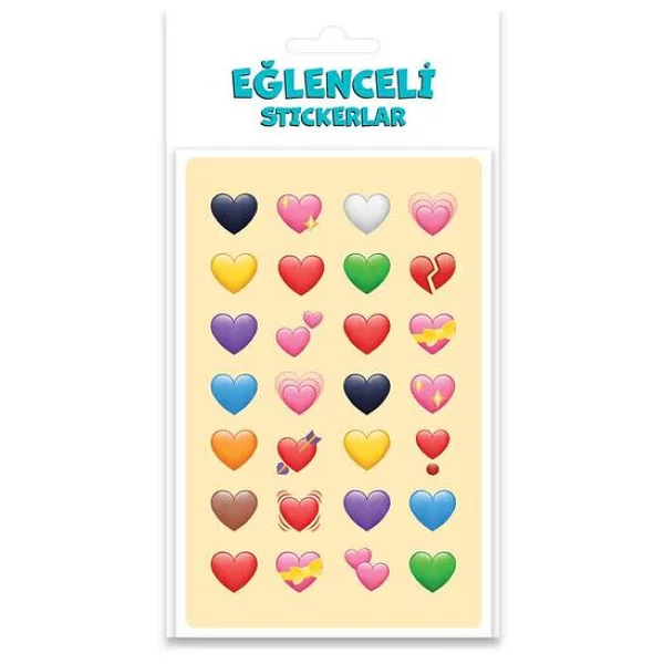 Keskin Color Puffy Sticker Orta Boy Kalp 221206-99 - Görsel 4