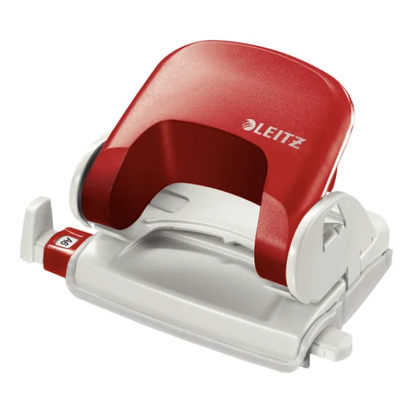 Leitz 5038 16 Sayfa Kırmızı Masa Tipi Delgeç - Görsel 2