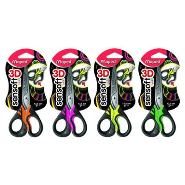 Maped Sensoft Fluo 13 Cm Makas - Görsel 5