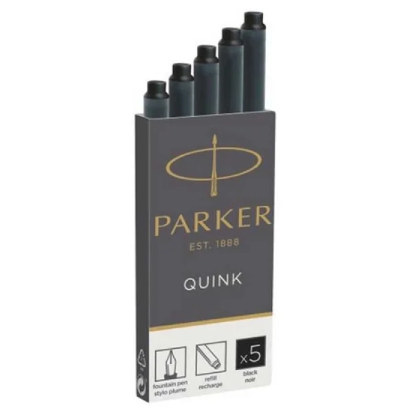 Parker Quink 5'li Dolma Kalem Kartuşu Siyah - Görsel 2