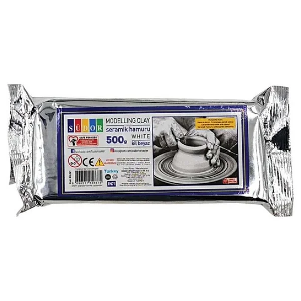 Südor 500 Gr Beyaz Seramik Hamuru - Görsel 6