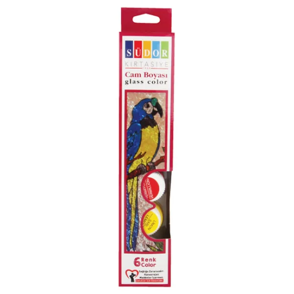 Südor Su Bazlı Cam Boyası 6x15 Ml 321s - Görsel 2