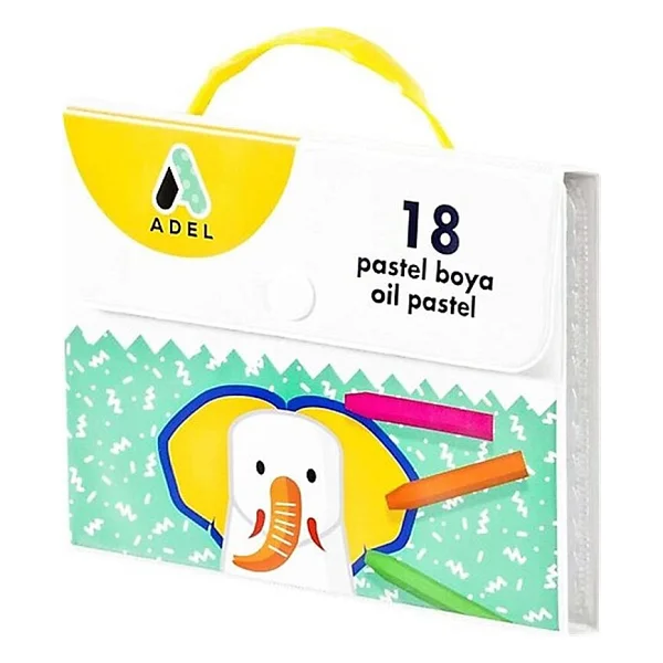 Adel Çantalı 18'li Pastel Boya - Görsel 7